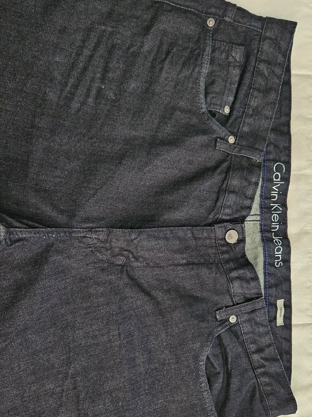 Calvin Klein Jeans Navy Indigo Denim Shorts